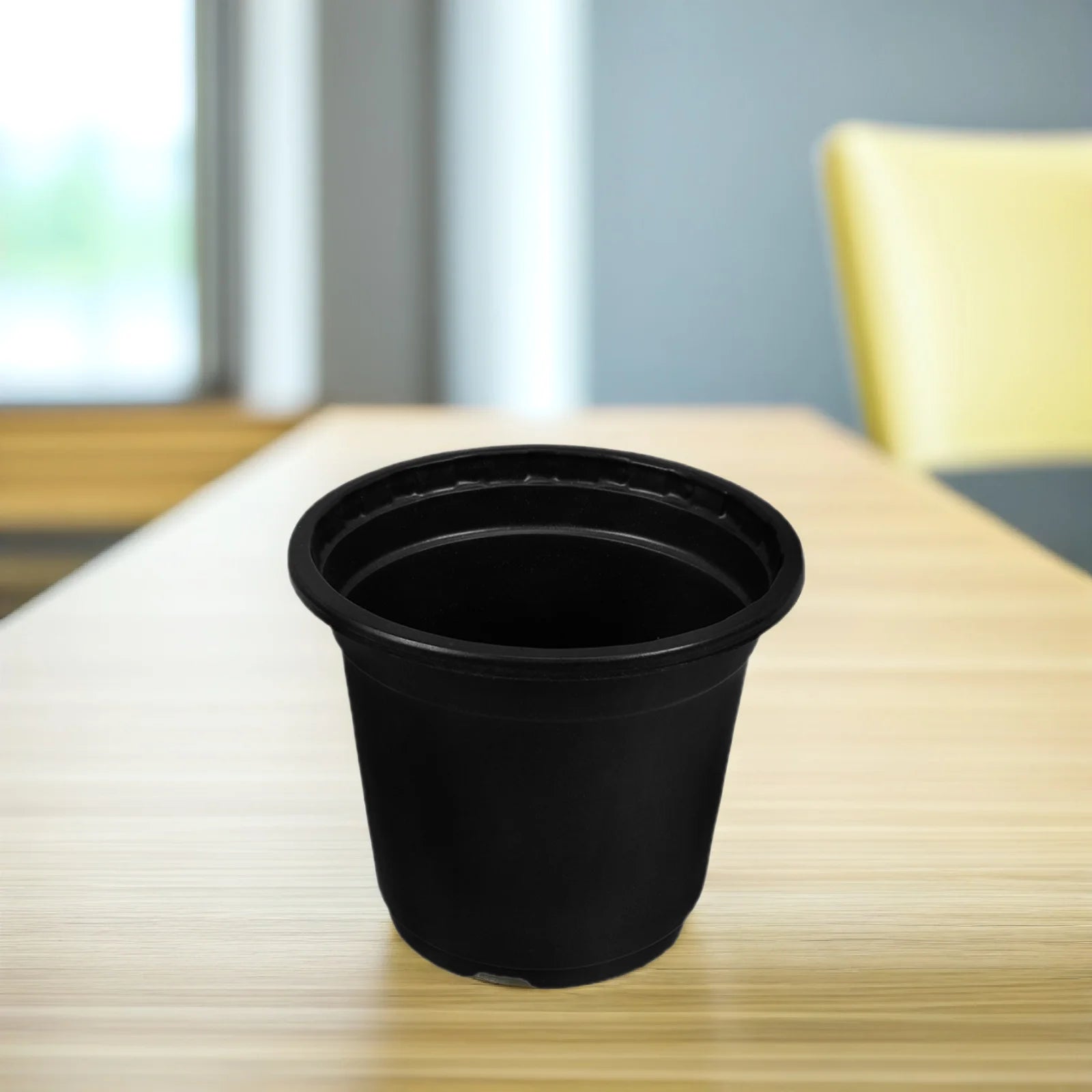 50pcs Black Flower Pots Small Plastic Nursery Pots For Plants With Drainage Ideal For Succulents Seedlings Garden Use