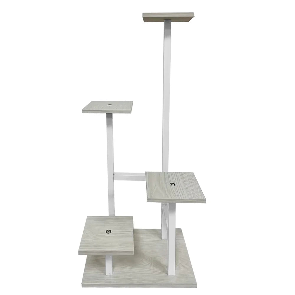 4 platform Iron Flower Stand, 4 Layers Stand Storage Shelf, Iron Art Minimalist Assembled Flower Rack, Size 84*35*24cm