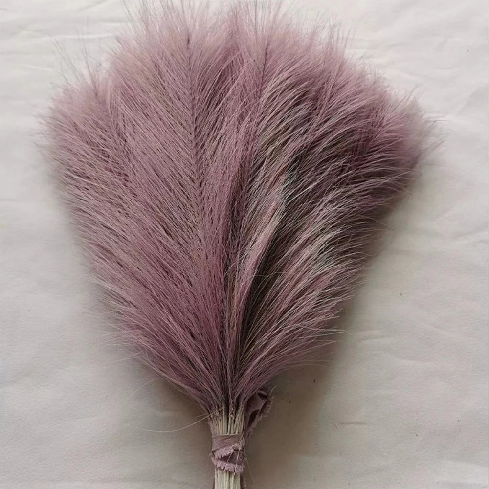 5/10/20PCS Fluffy Pampas Grass Boho Decor Artificial Flower Fake Plant Reed Simulated Party Wedding Home Decoration 42CM
