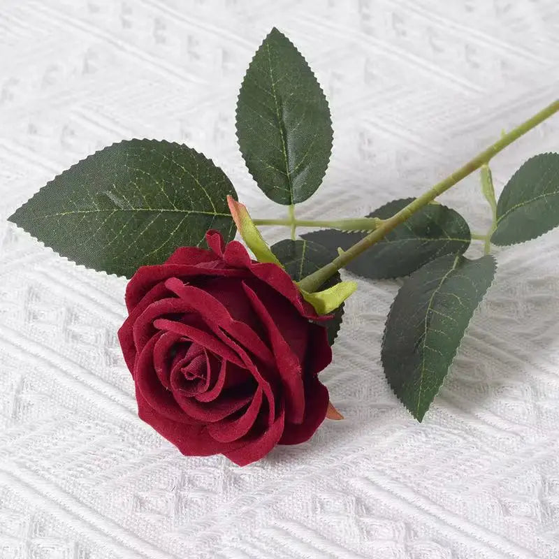 1/5/10/20pcs Roses Artificial Flowers Rose Flower Branch Artificial Red Roses Realistic Fake Rose for Wedding Home Decor