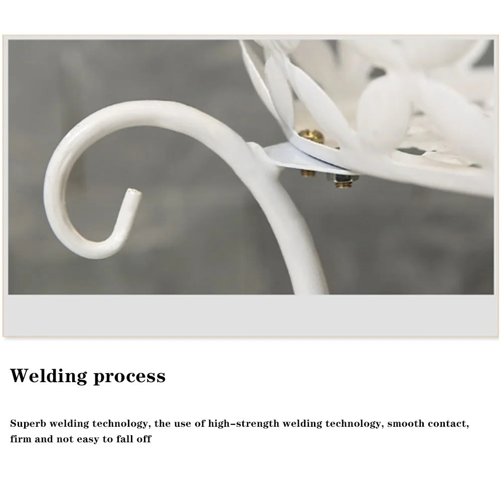 【Lifeideas】2 Tier Tall Vintage Metal Plant Stand