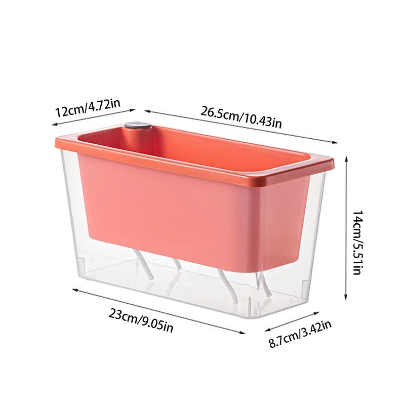 Self Watering Planter Flowerpot Indoor Succulent Hydroponic Plants Window Planter Box Bottom Watering Pots Indoor Flower Pot