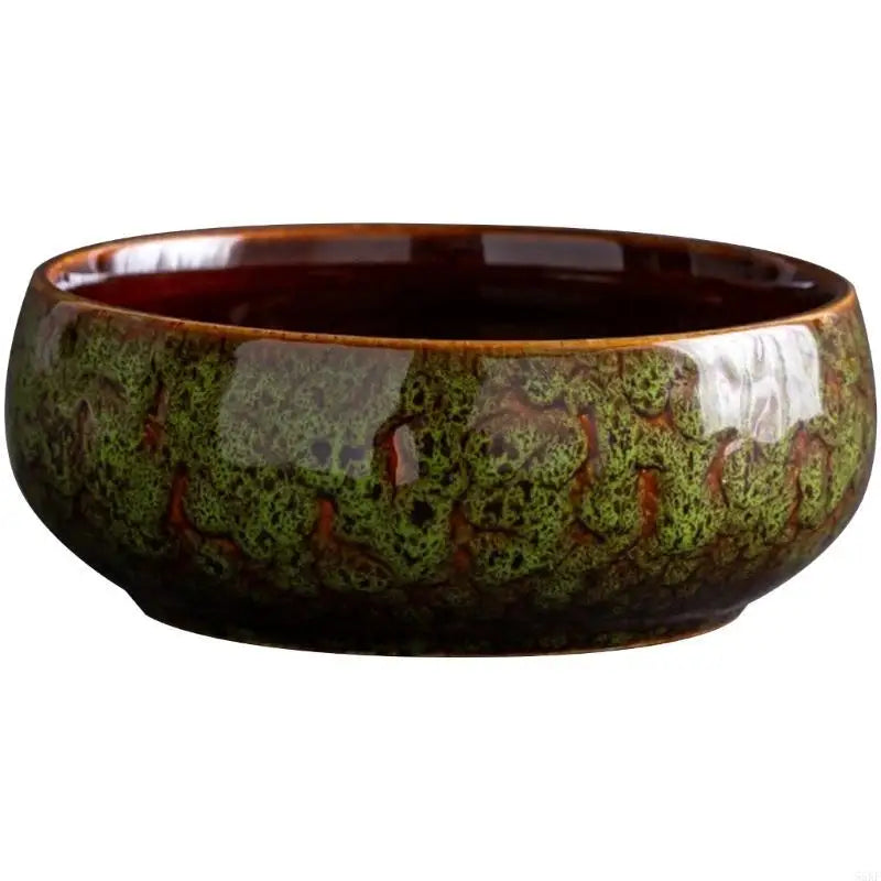 55KF Large Ceramic Plant Pot Water Plant Bowl Indoor and Outdoor Use Perfect for Hydroponic Cultivation Decorative Planting