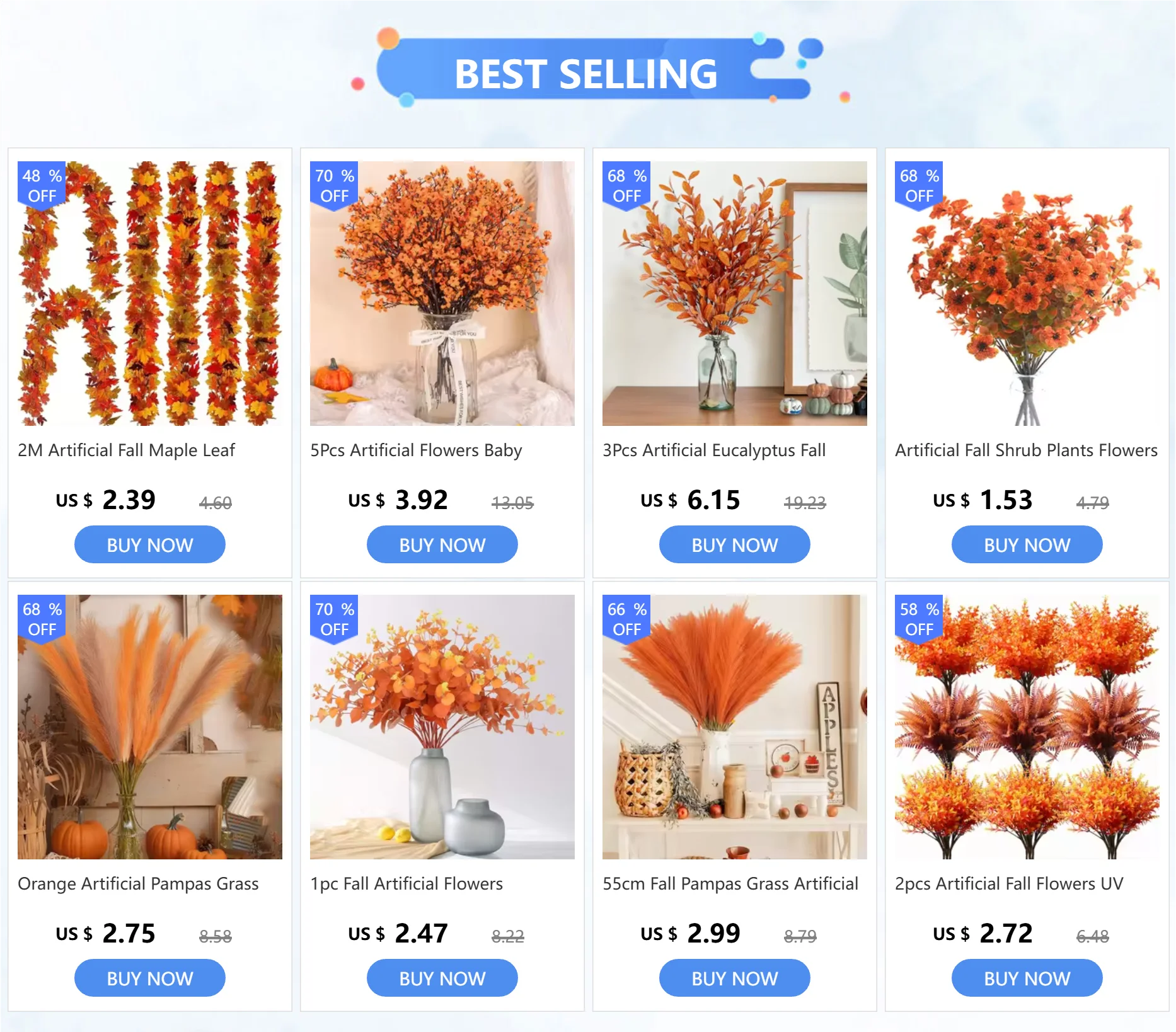 10PCS Mixed Artificial Dandelion Flowers Plastic Fake Flower Bouquet for Wedding Table Arrangement DIY Home Party Decoration