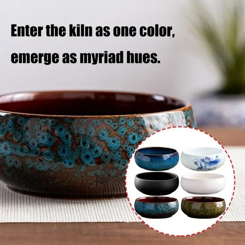 55KF Large Ceramic Plant Pot Water Plant Bowl Indoor and Outdoor Use Perfect for Hydroponic Cultivation Decorative Planting