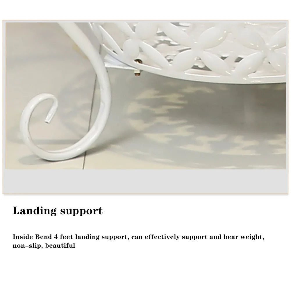 【Lifeideas】2 Tier Tall Vintage Metal Plant Stand