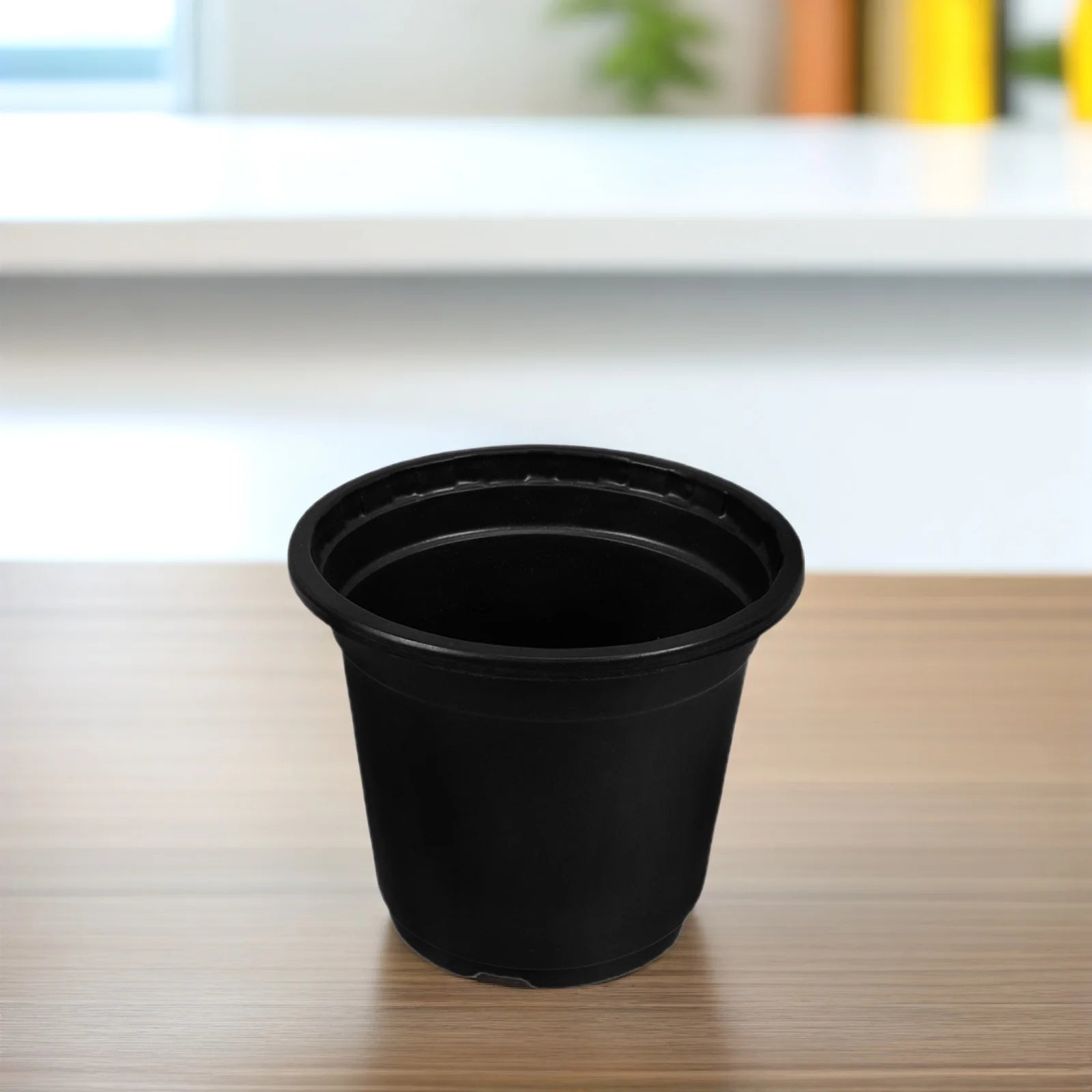 50pcs Black Flower Pots Small Plastic Nursery Pots For Plants With Drainage Ideal For Succulents Seedlings Garden Use