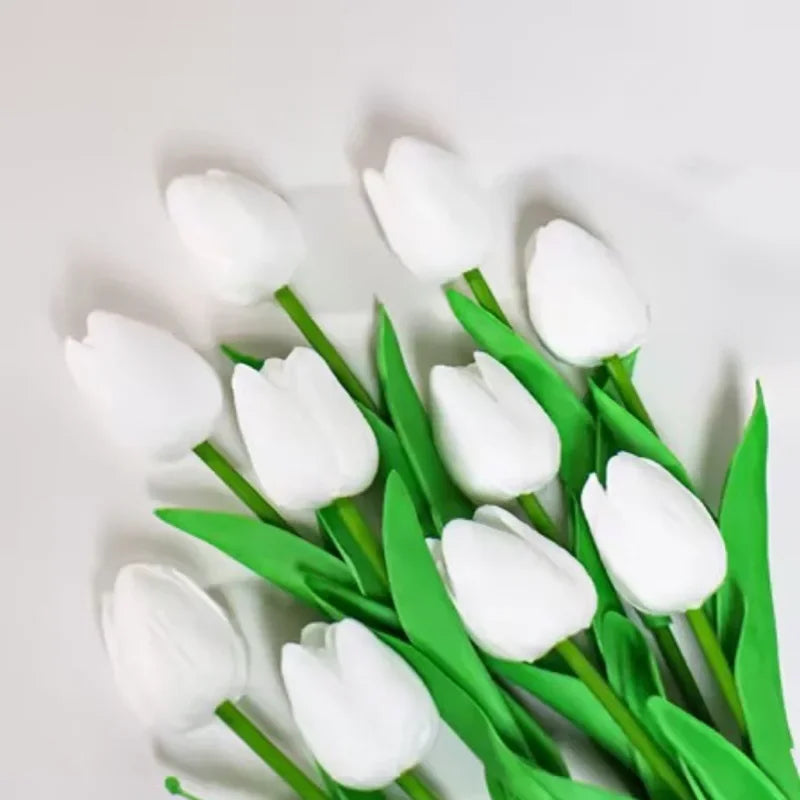 1/3/5PCS Tulips Artificial Flowers Real Touch Flowers Tulip Bouquet Decor Fake Tulips Flower for Home Wedding Decorations