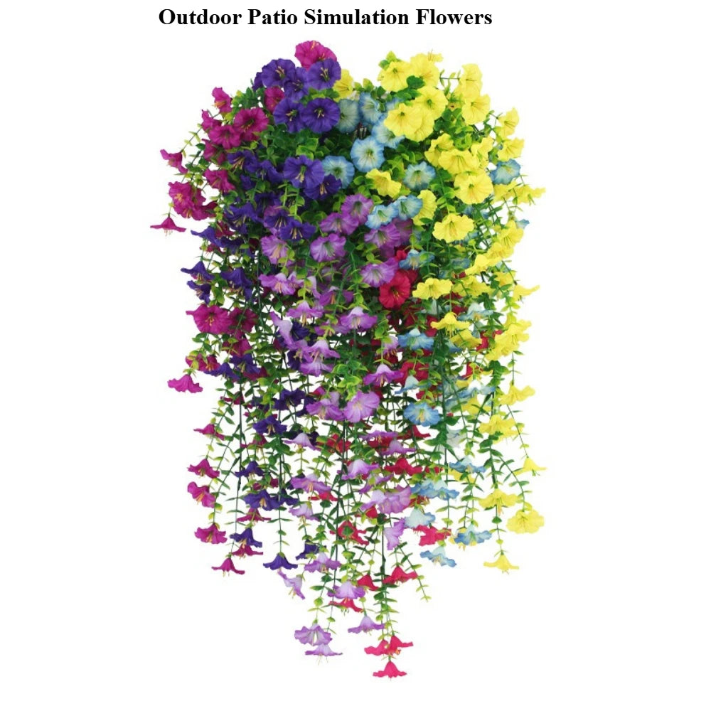 Artificial Flower New Artificial Hanging Flowers and Plants Easter Decoration 2025 UV-resistant and Realistic Room Decor Wedding