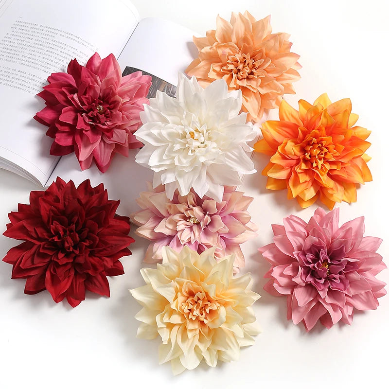 2/5Pcs 14cm Big Artificial Flowers Party Home Room Decor Mariage Garden Wedding Decoration Fake Flowers DIY Bride Gift Accessory