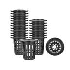 10Pcs Hydroponic Slotted Mesh Cup Basket Garden Plant Nursery Pot with Sponge Soildless Aeroponic Hydroponics Growing System Kit