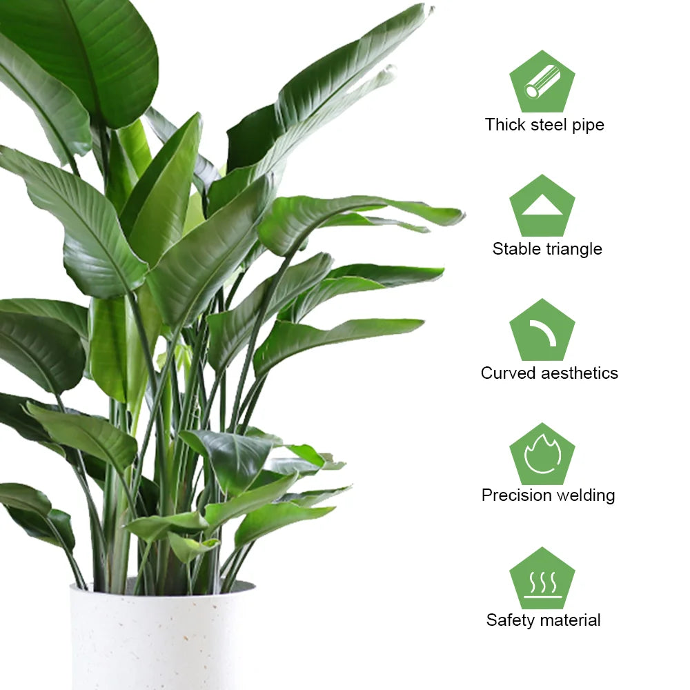 Plant Stand For Flowers Metal Storage Shelf 2 Tier Flower Shelf Planter Rack Indoor Display Stand Pot Rack Organizer Shelves