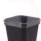 5Pcs Square Small Flower Pot Nursery Pot With Humidity Dome Transparent Gardening Pot Square Flower Starting Pots