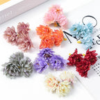 10/20/50Pcs Artificial Rose Mini Silk Flower Heads Simulated Flower Home Room Decoration DIY Wreath Accessories Wedding Decor