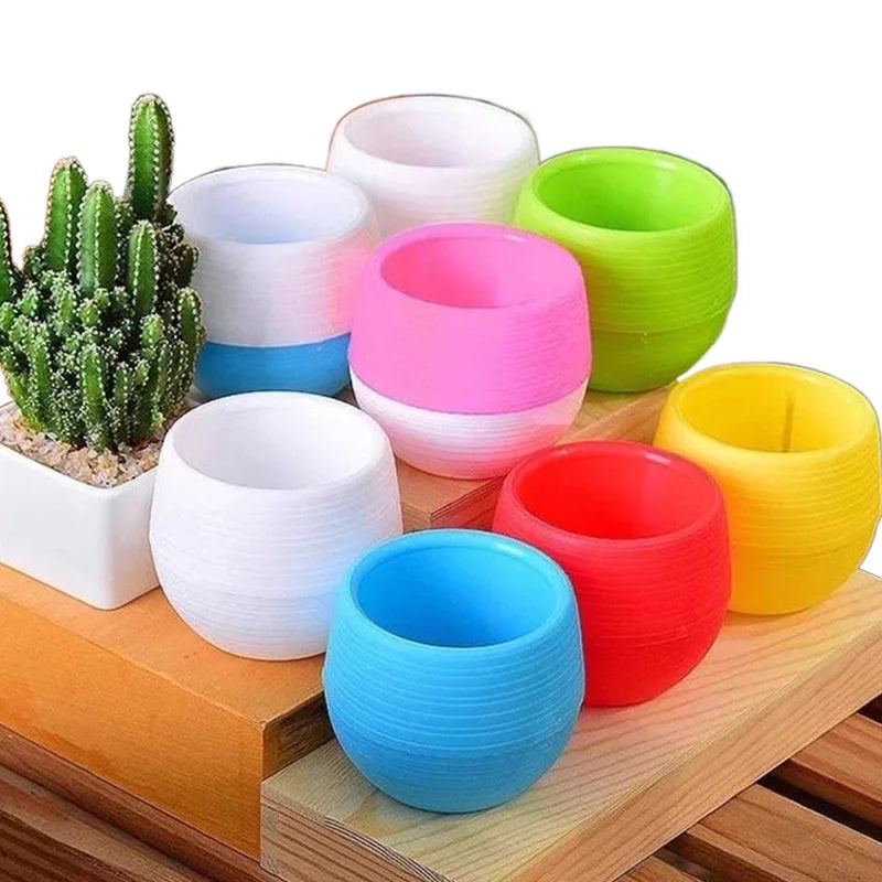Succulent Plants Flower Pot Flower Pots Mini Desk Plants Succulents Pot Home Garden Decoration Nursery Pots Home Decor TMZ