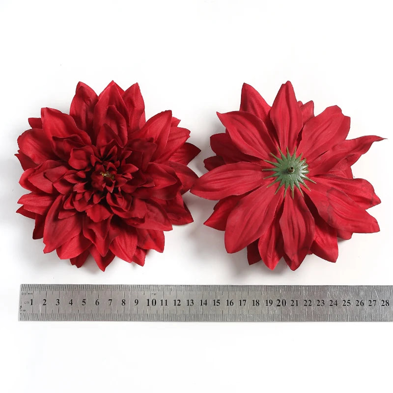 2/5Pcs 14cm Big Artificial Flowers Party Home Room Decor Mariage Garden Wedding Decoration Fake Flowers DIY Bride Gift Accessory