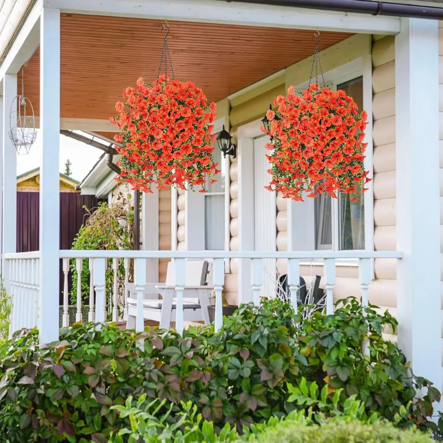 Artificial Flower New Artificial Hanging Flowers and Plants Easter Decoration 2025 UV-resistant and Realistic Room Decor Wedding