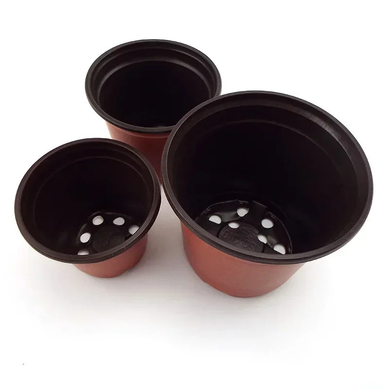 Flowerpot Plastic Grow Box Fall Resistant Tray For Home Garden Plants Nursery Cup Transplant Flower Plant Pots D4