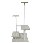 4 platform Iron Flower Stand, 4 Layers Stand Storage Shelf, Iron Art Minimalist Assembled Flower Rack, Size 84*35*24cm