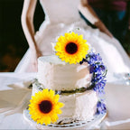 30-150Pcs Yellow Artificial Flower Heads Craft Floral Embellishments Wreaths Wedding Artificial Sunflower Flowers Decoration