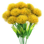 10PCS Mixed Artificial Dandelion Flowers Plastic Fake Flower Bouquet for Wedding Table Arrangement DIY Home Party Decoration
