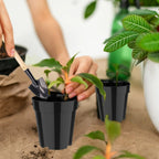 Plant Nursery Pots Humidity Dome Transparent Plastic Pot Planting Containers Cups Planter Small Seed Starting Trays Seedling