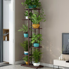 Multi Tiers Metal Plant Stand, Indoor Outdoor Plant Pot Holders Tiered Plant Shelf Flower Display Rack For Corner Balcony Patio