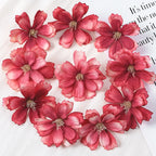 10/20/50Pcs Artificial Flowers Rose Head For Home Decor Fake Flower DIY Craft Wreath Accessories For Marriage Wedding Decoration