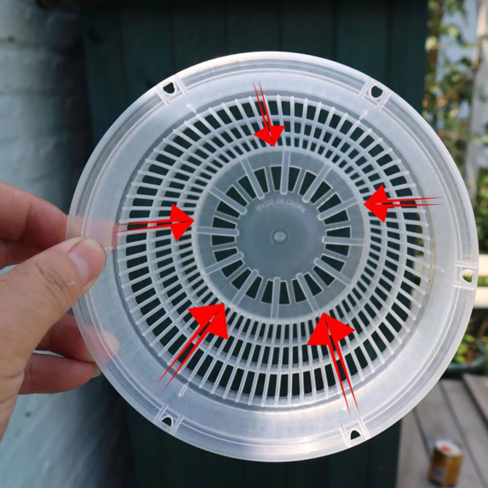 5pcs Clear Nursery Pots Garden Planting Pot Orchid Pot With Saucers Plastic Breathable Pot With Tray Repotting Pot With Holes