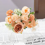 7 Heads Artificial Flowers Silk Peony Rose Hydrangea Bouquet Home Decorations Party Wedding Bride Fake Plants