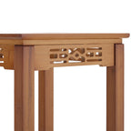 【Breeins】2-Tier Bamboo Plant Stand Classic Chinese Style Flower Stand Home Office Decoration Freestanding