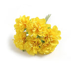 1/2Pcs Artificial Flowers Carnation 11CM Fake Flower For Home Decor Wedding Decoration Bride Craft Gifts Wreath Accessories