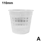 11/14/16/19cm Mesh Pot Root Control Transparent Flowerpot Breathable Plastic Growth Garden Flower Pot Container B9G7