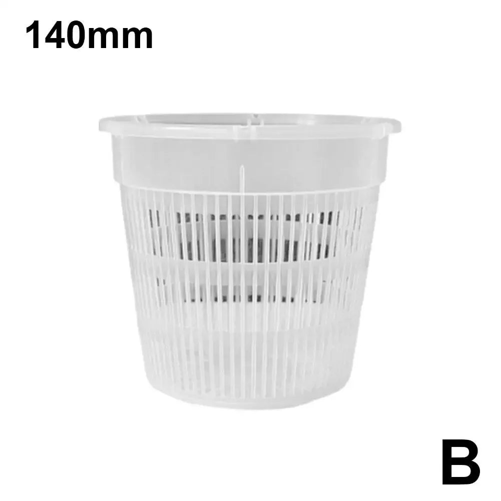 11/14/16/19cm Mesh Pot Root Control Transparent Flowerpot Breathable Plastic Growth Garden Flower Pot Container B9G7