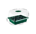 Timing Dimming Seedling Pots with Lights 12 Holes Thickened High Cover with Lights Seedling Pots Seedling Box Fill Light