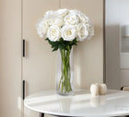 1/5/10/20pcs Roses Artificial Flowers Rose Flower Branch Artificial Red Roses Realistic Fake Rose for Wedding Home Decor