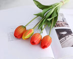 1/3/5PCS Tulips Artificial Flowers Real Touch Flowers Tulip Bouquet Decor Fake Tulips Flower for Home Wedding Decorations