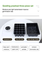 20 Hole Hydroponic Plant Seedling Pots with Intelligent Fill Light Seedling Tray for Fruit Vegetable Gardening Planting Supplies