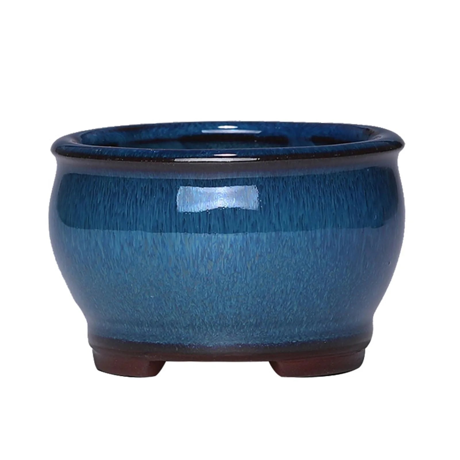 Ceramic Succulent Flower Pot Ceramic Plant Pots with Drainage Holes for Windowsills Shelves Gardens and Patios