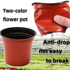 4 Size Plant Pot Garden Nursery Seed Starting Flowerpots Lightweight Succulent Seedling Tray Flower Vegetable Container Box