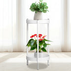 Plant Stand For Flowers Metal Storage Shelf 2 Tier Flower Shelf Planter Rack Indoor Display Stand Pot Rack Organizer Shelves