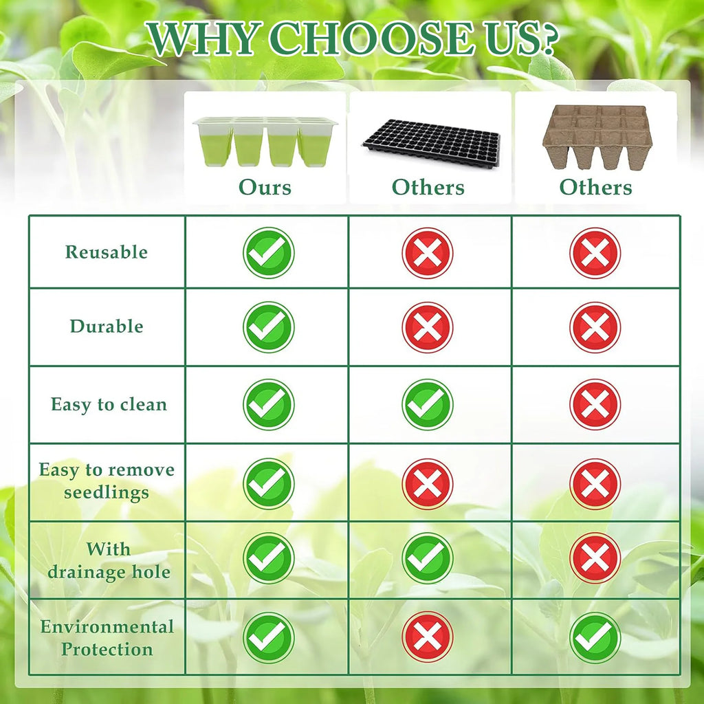 12 Gird Silicone Plants Nursery Pots Breathable Growing Pot with Drain Holes Design for Flower Vegetable Planting