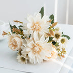 Artificial Flower Silk Hot sale Dahlia Rose daisy for Festival garden arch Wedding Bridal Bouquet Party Decoration Diy gift gard