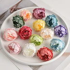 10/20Pcs Rose Artificial Flowers Heads for Home Decortion Party Wedding Decor Accessories Garden Crafts Manual Christmas Wreath