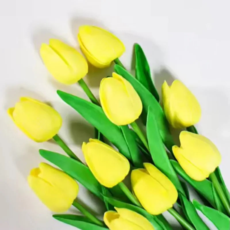 1/3/5PCS Tulips Artificial Flowers Real Touch Flowers Tulip Bouquet Decor Fake Tulips Flower for Home Wedding Decorations
