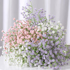 108Heads 63cm Babies Breath Artificial Flowers Plastic Gypsophila DIY Floral Bouquets For Handmade Wedding Party Home Decoration