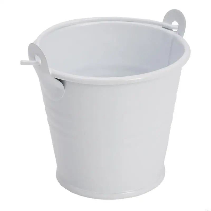H55E Mini Flower Pot with Handle Round Mouth Small Plant Organization Pot