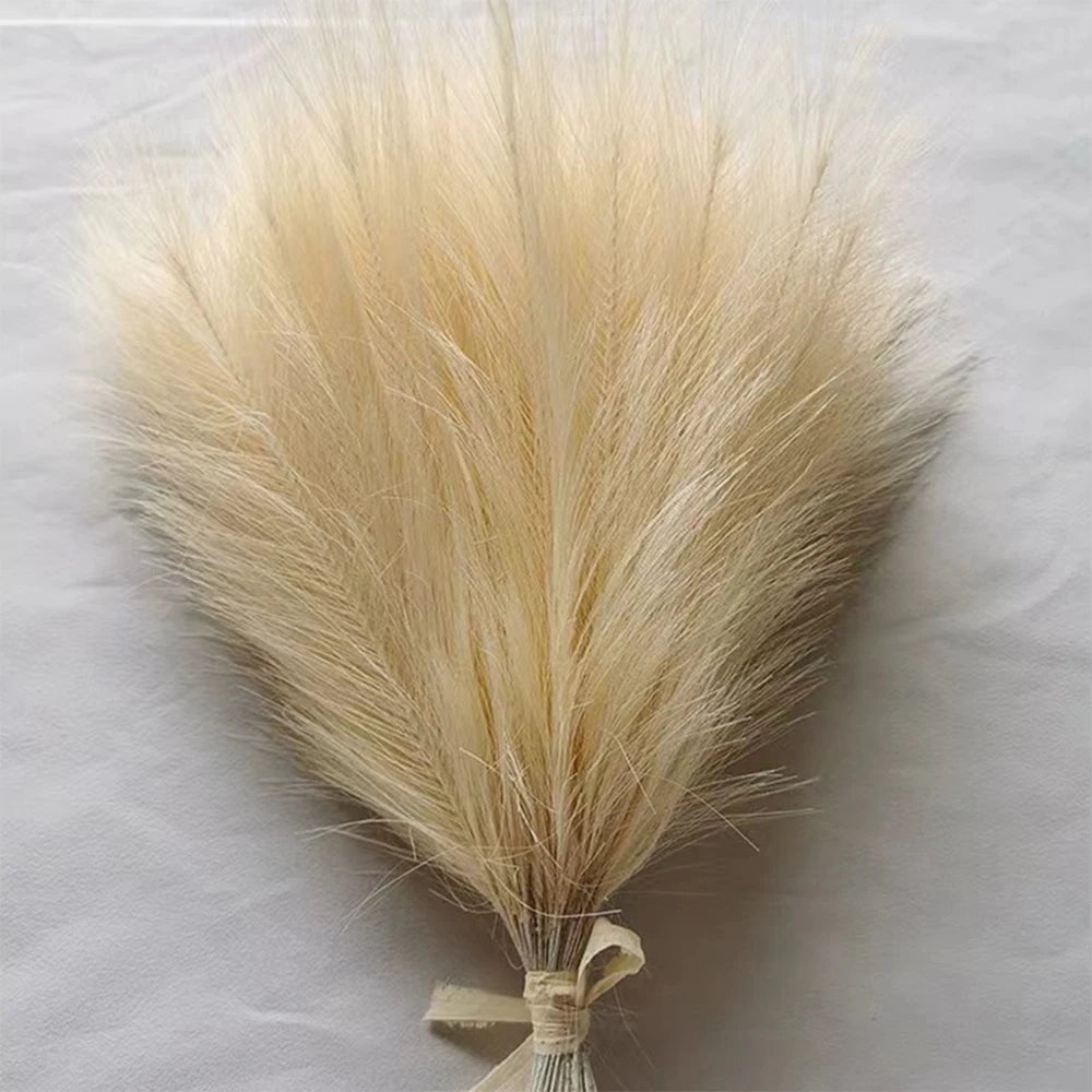 5/10/20PCS Fluffy Pampas Grass Boho Decor Artificial Flower Fake Plant Reed Simulated Party Wedding Home Decoration 42CM