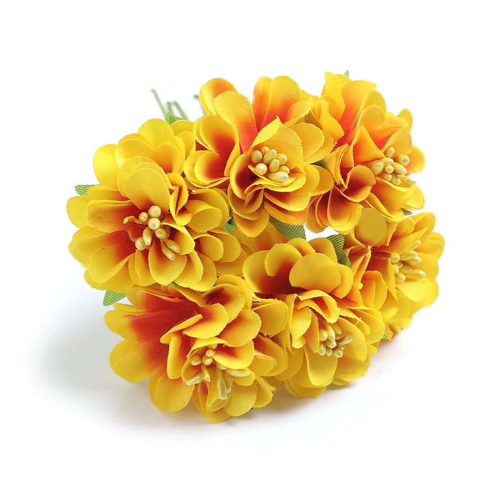 1/2Pcs Artificial Flowers Carnation 11CM Fake Flower For Home Decor Wedding Decoration Bride Craft Gifts Wreath Accessories