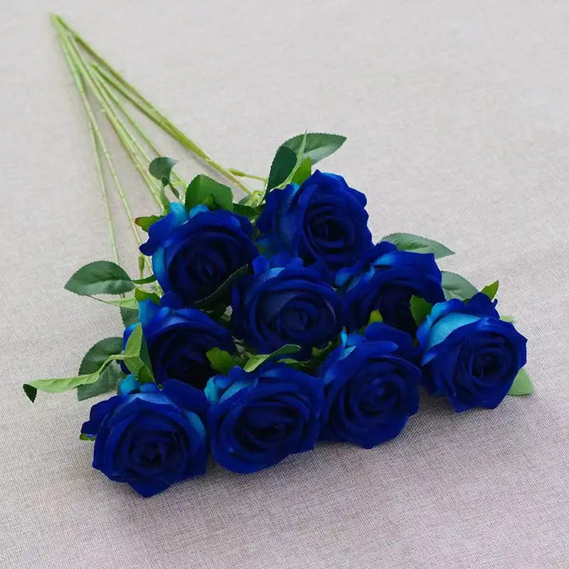 1/5/10/20pcs Roses Artificial Flowers Rose Flower Branch Artificial Red Roses Realistic Fake Rose for Wedding Home Decor